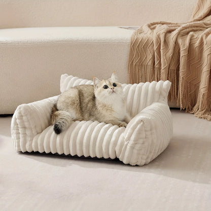 Breathable Plush Cat Sofa Bed