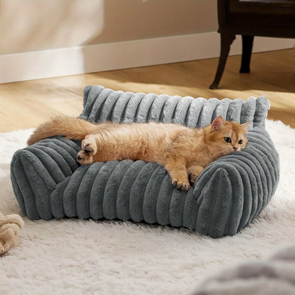 Breathable Plush Cat Sofa Bed