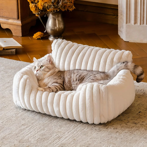 Breathable Plush Cat Sofa Bed