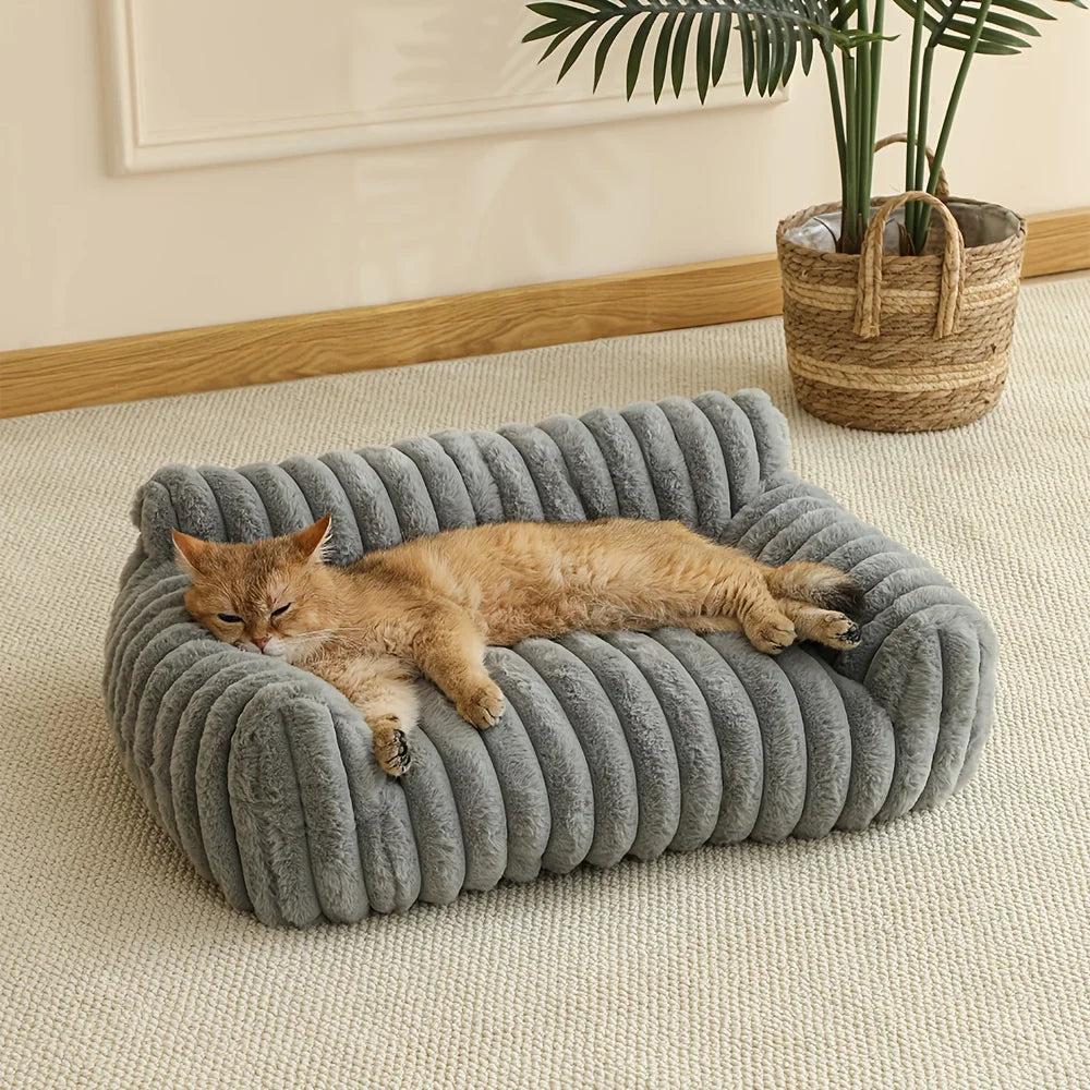 Breathable Plush Cat Sofa Bed