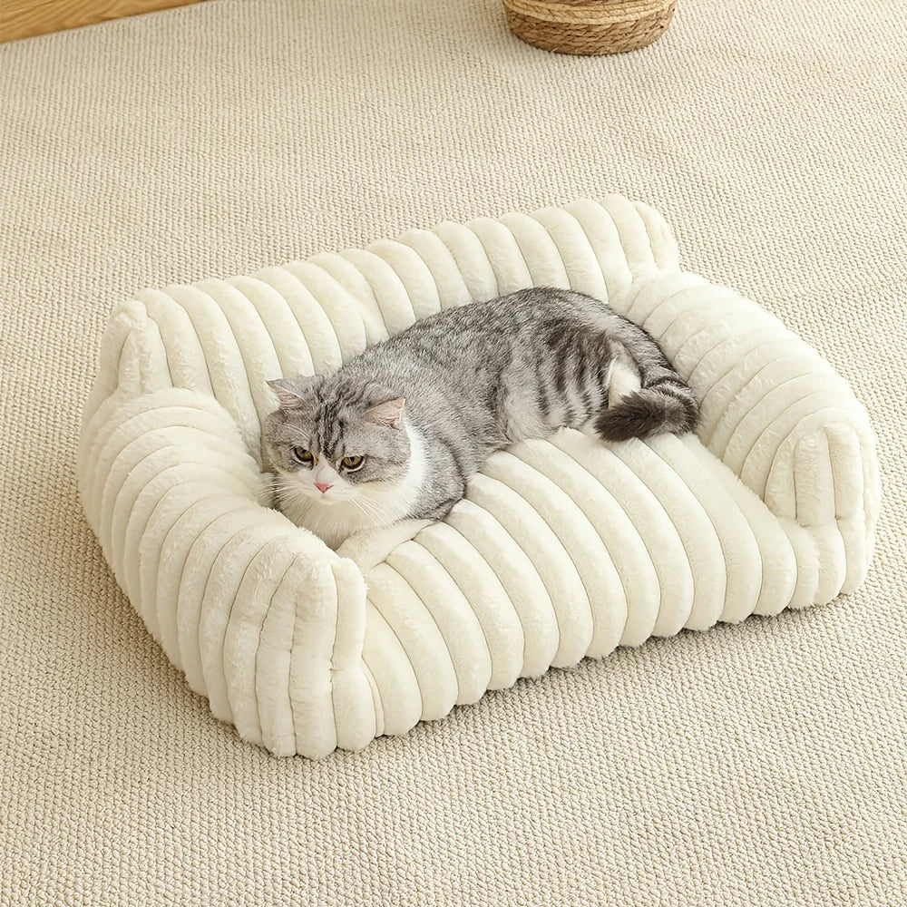 Breathable Plush Cat Sofa Bed
